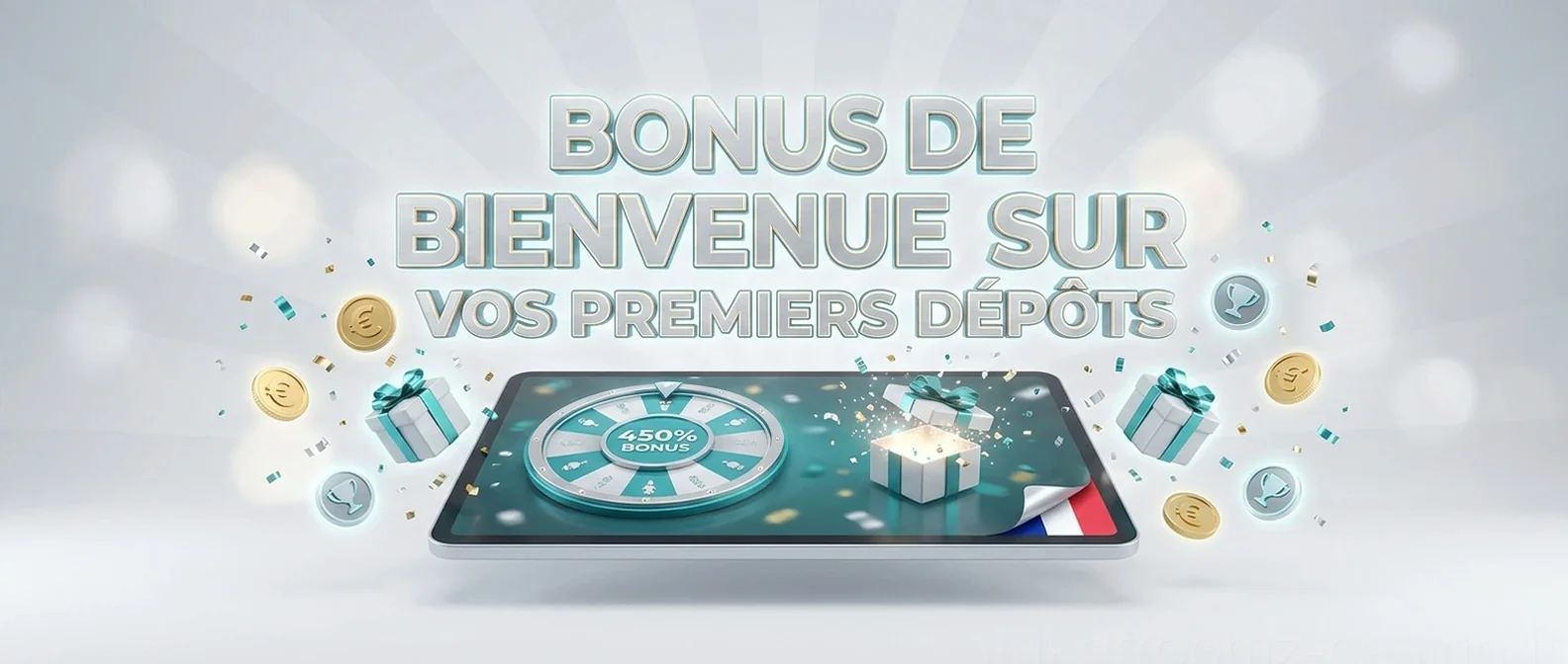 BONUS DE BIENVENUESUR VOS PREMIERS DÉPÔTS